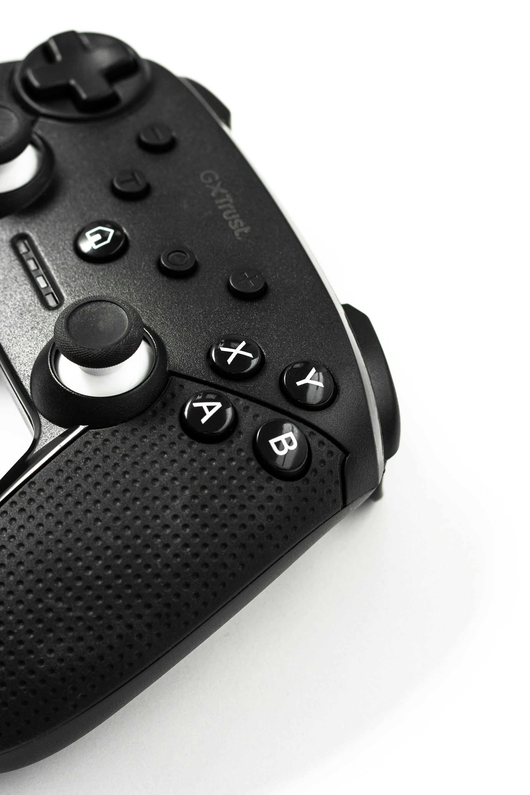 A close view of gaming hardware